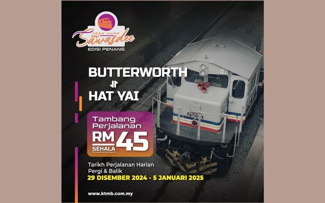 All Aboard MySawasdee: KTMB Introduces Scenic Penang Train Adventure